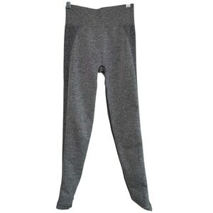 Gymshark‎ Womens Flex High-Waisted Leggings Gray Pink Size XS Gym Workout